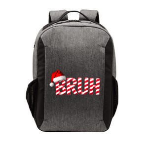 Bruh Christmas Candy Cane For Funny Xmas Bruh Vector Backpack