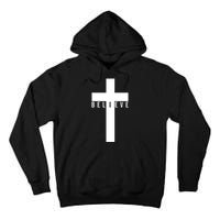 Believe Christian Cross Religious Tall Hoodie