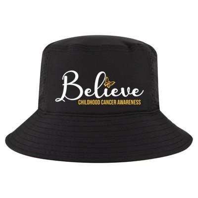 Believe Childhood Cancer Awareness Cool Comfort Performance Bucket Hat