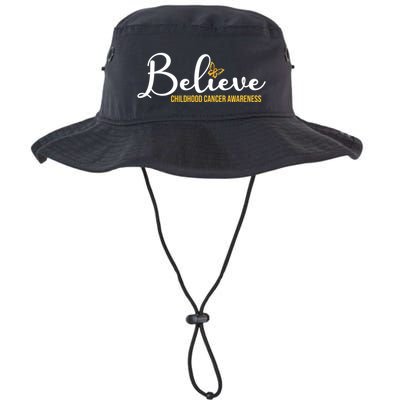 Believe Childhood Cancer Awareness Bucket Hat