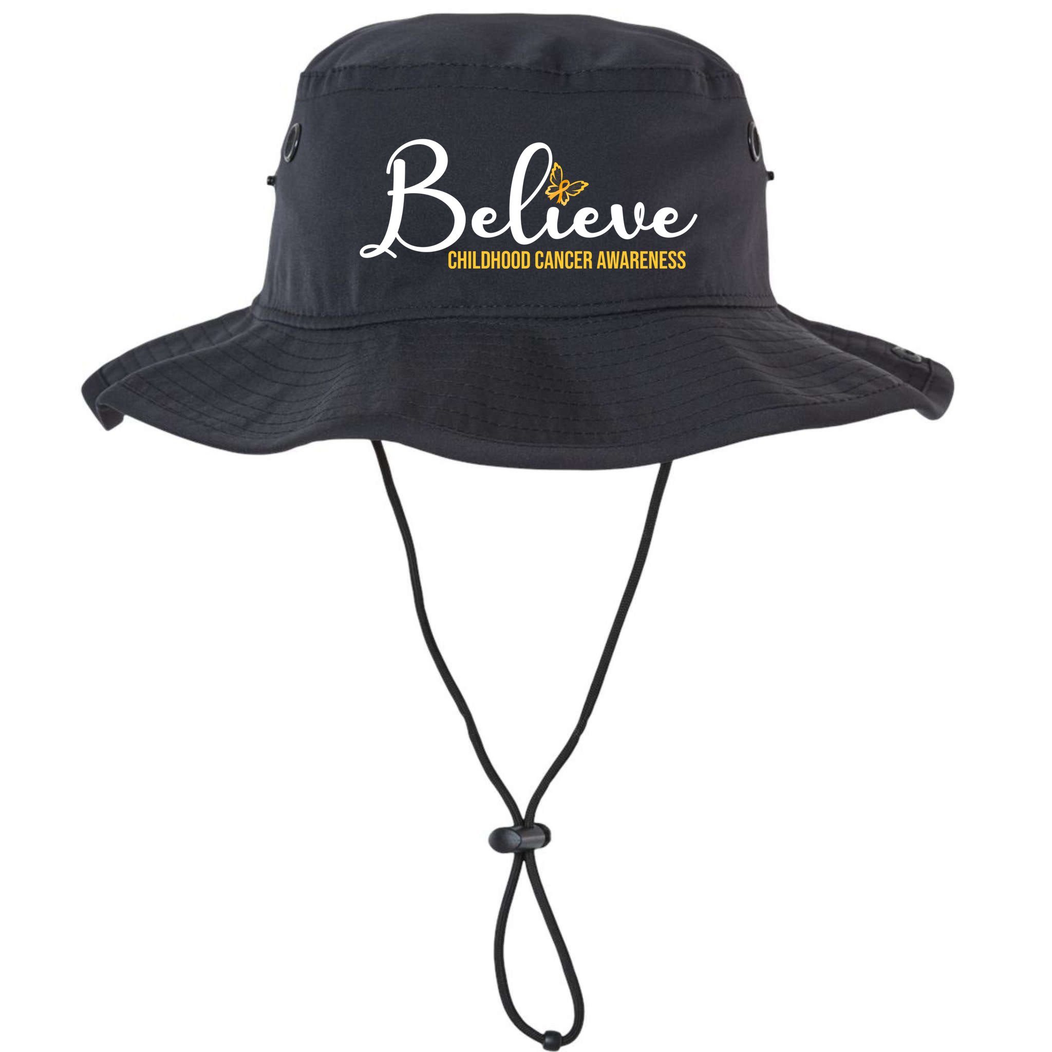 Believe Childhood Cancer Awareness Bucket Hat