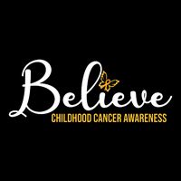 Believe Childhood Cancer Awareness Womens T-Shirt