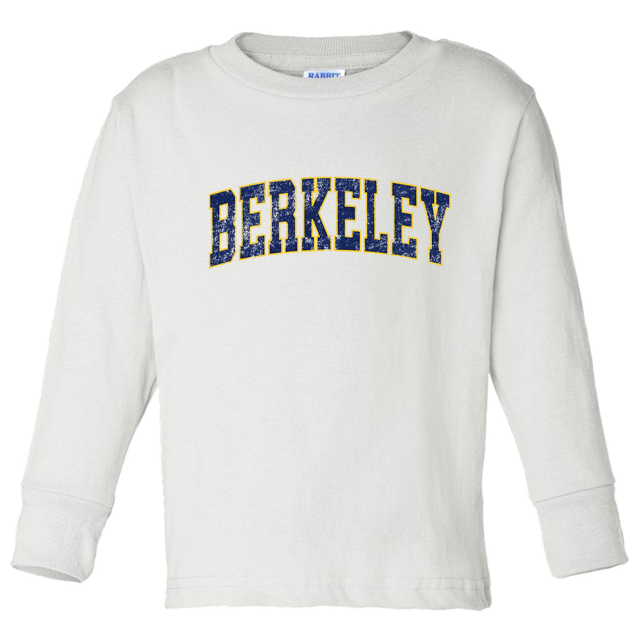 Berkeley California Ca Vintage Athletic Sports Toddler Long Sleeve Shirt