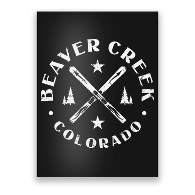 Beaver Creek Colorado Ski Mountain Skiing Skier Poster