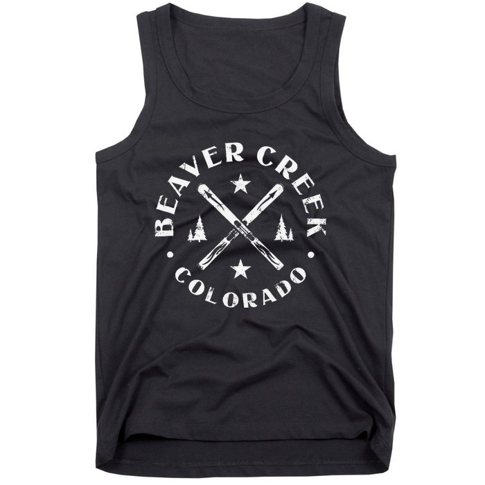 Beaver Creek Colorado Ski Mountain Skiing Skier Tank Top