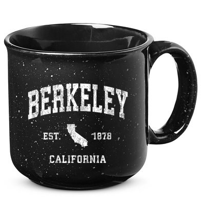 Berkeley California Ca Vintage Athletic 15oz Campfire Ceramic Mug