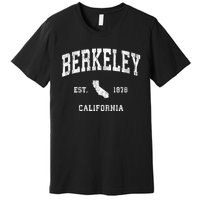 Berkeley California Ca Vintage Athletic Premium T-Shirt