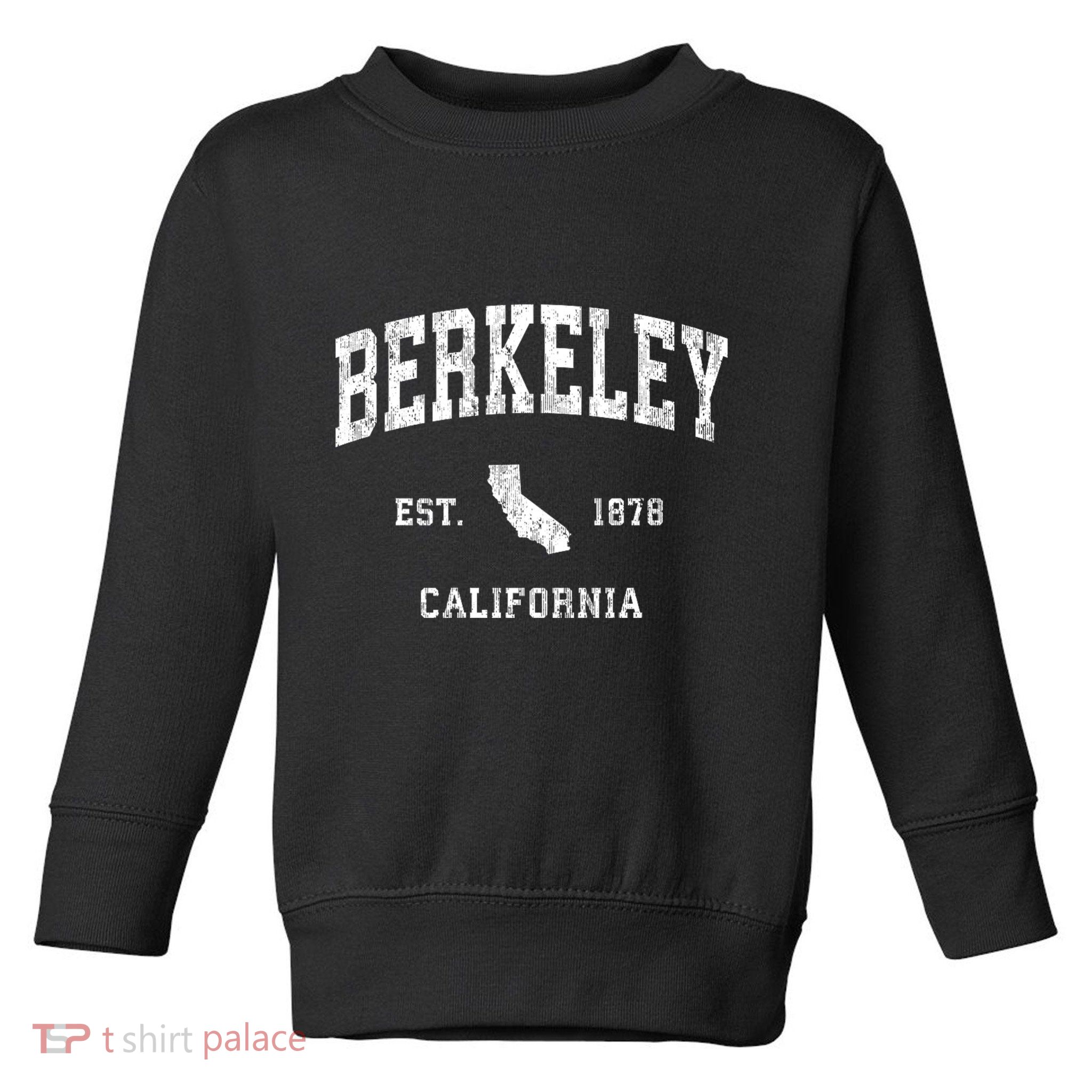 Berkeley California Ca Vintage Athletic Toddler Sweatshirt