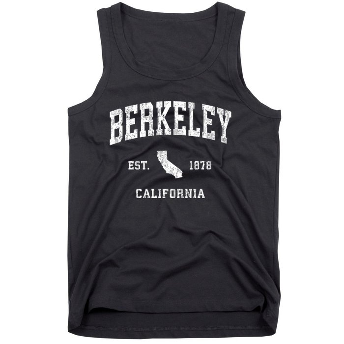 Berkeley California Ca Vintage Athletic Tank Top