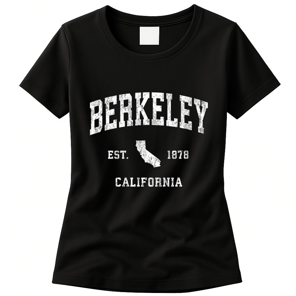 Berkeley California Ca Vintage Athletic Womens T-Shirt