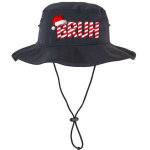 Bruh Christmas Candy Cane For Teen Boy Funny Xmas Bruh Legacy Cool Fit Booney Bucket Hat