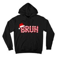 Bruh Christmas Candy Cane For Teen Boy Funny Xmas Bruh Tall Hoodie