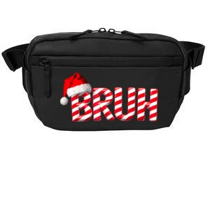 Bruh Christmas Candy Cane For Teen Boy Funny Xmas Bruh Crossbody Pack