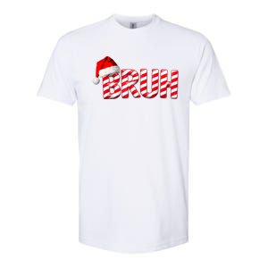 Bruh Christmas Candy Cane For Teen Boy Funny Xmas Bruh Softstyle CVC T-Shirt