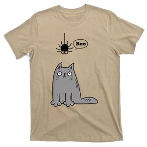 Boo Cute Cat And Spider Halloween Costume For Women Or T-Shirt