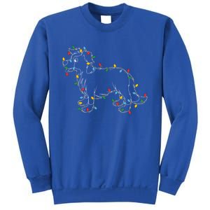 Border Collie Christmas Lights Dog Lover Ugly Sweater Xmas Cool Gift Sweatshirt