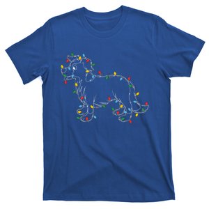 Border Collie Christmas Lights Dog Lover Ugly Sweater Xmas Cool Gift T-Shirt