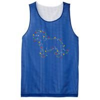 Border Collie Christmas Lights Dog Lover Ugly Sweater Xmas Cool Gift Mesh Reversible Basketball Jersey Tank