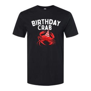 Birthday Crab Crustacean Animal Lover Beach Seafood Softstyle® CVC T-Shirt