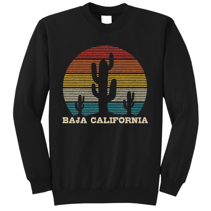 Baja California Cactus Vintage Retro Desert Souvenir Gift Sweatshirt