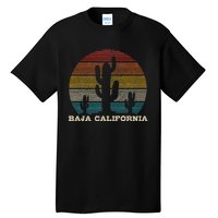 Baja California Cactus Vintage Retro Desert Souvenir Gift Tall T-Shirt