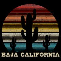 Baja California Cactus Vintage Retro Desert Souvenir Gift Baby Bodysuit