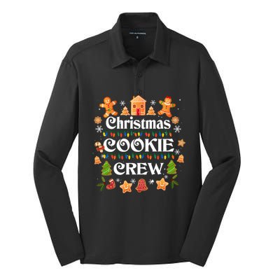 Bakers Christmas Cookie Crew Family Baking Team Holiday Cute Meaningful Gift Silk Touch Performance Long Sleeve Polo