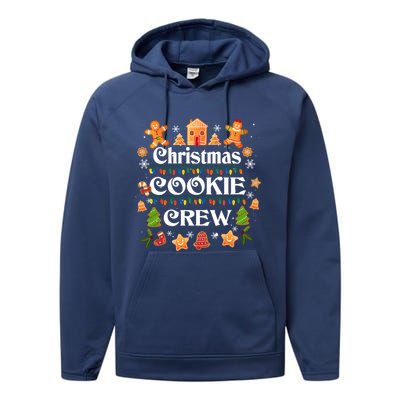 Bakers Christmas Cookie Crew Family Baking Team Holiday Cute Meaningful Gift Performance Fleece Hoodie