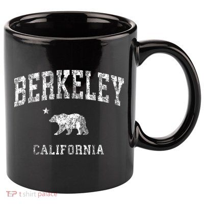 Berkeley California CA Vintage Distressed Sports Design 11oz C Handle Ceramic Mug