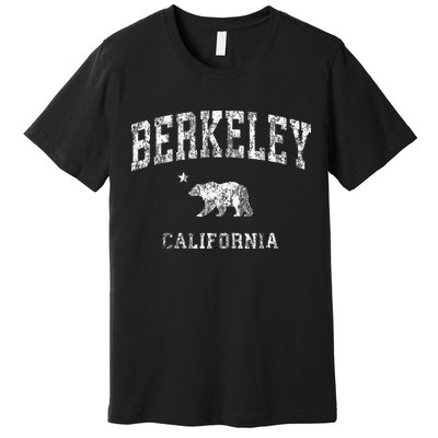 Berkeley California CA Vintage Distressed Sports Design Premium T-Shirt
