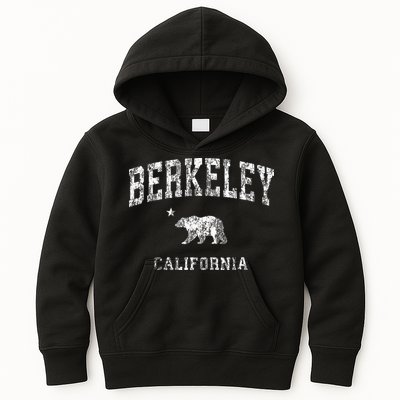 Berkeley California CA Vintage Distressed Sports Design Kids Hoodie