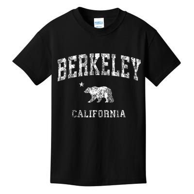 Berkeley California CA Vintage Distressed Sports Design Kids T-Shirt