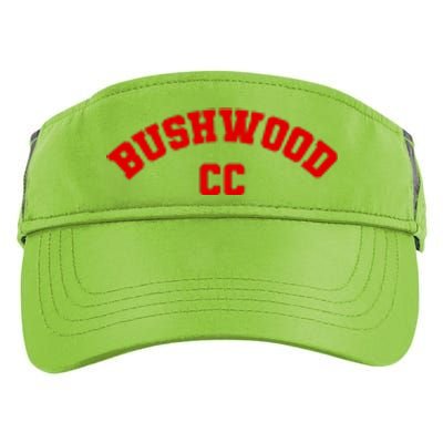 Bushwood Country Club Golfing Golf Pocket Logo Adult Drive Performance Visor