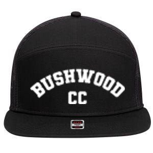 Bushwood Country Club Golfing Golf Pocket Logo 7 Panel Mesh Trucker Snapback Hat