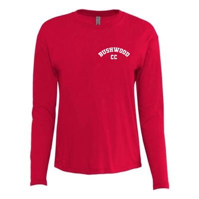 Bushwood Country Club Golfing Golf Pocket Logo Womens Cotton Relaxed Long Sleeve T-Shirt