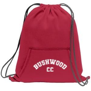 Bushwood Country Club Golfing Golf Pocket Logo Sweatshirt Cinch Pack Bag