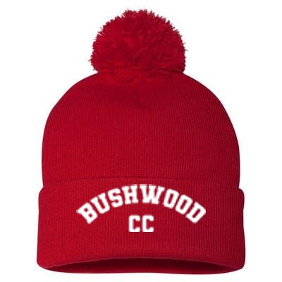 Bushwood Country Club Golfing Golf Pocket Logo Pom Pom 12in Knit Beanie