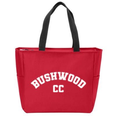 Bushwood Country Club Golfing Golf Pocket Logo Zip Tote Bag