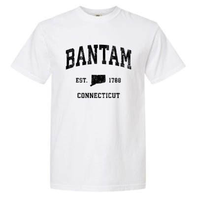 Bantam Connecticut Ct Vintage Athletic Sports Garment-Dyed Heavyweight T-Shirt