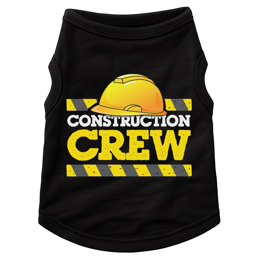 Boy Construction Crew Birthday Party Supplies Group Matching Doggie Tank