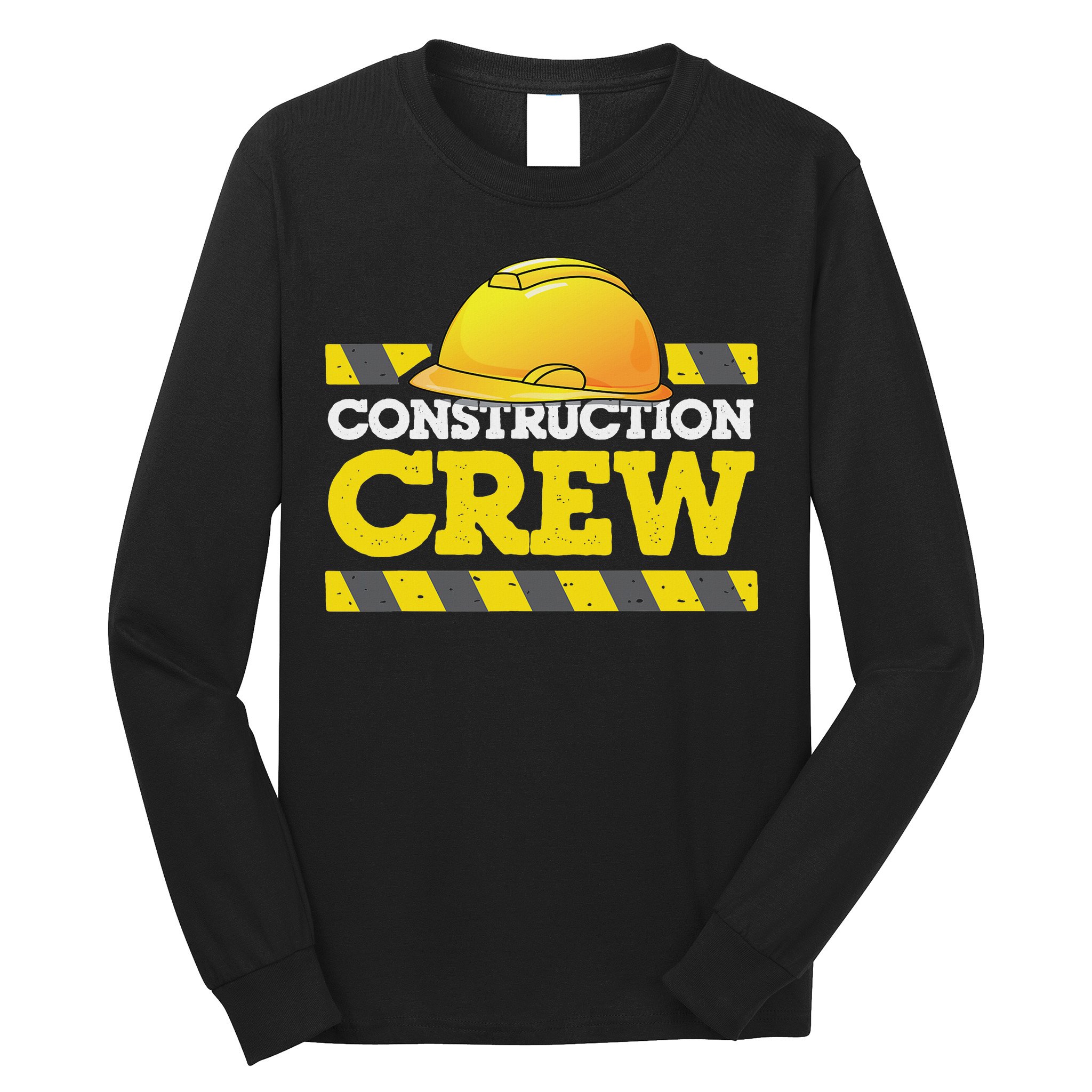 Boy Construction Crew Birthday Party Supplies Group Matching Long Sleeve Shirt