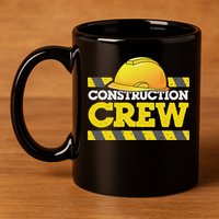 Boy Construction Crew Birthday Party Supplies Group Matching 11oz C Handle Ceramic Mug