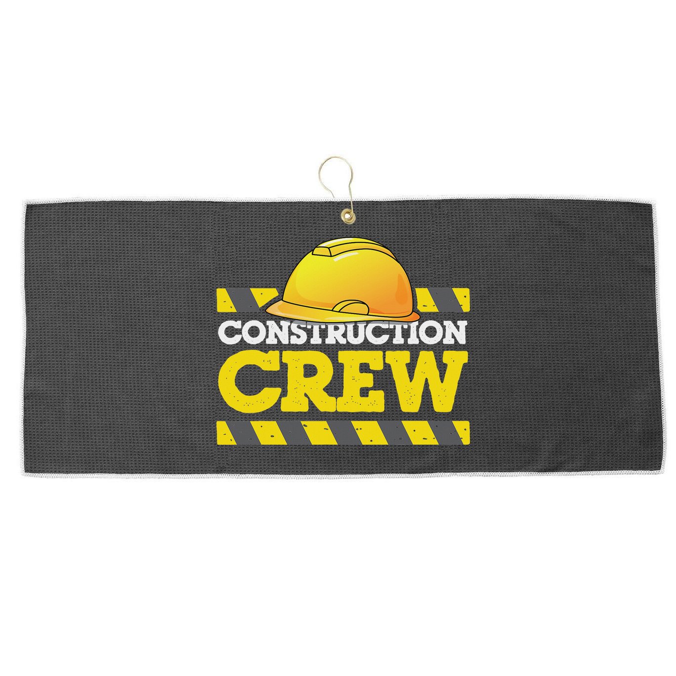 Boy Construction Crew Birthday Party Supplies Group Matching Large Microfiber Waffle Golf Towel