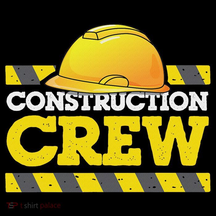 Boy Construction Crew Birthday Party Supplies Group Matching Premium T-Shirt