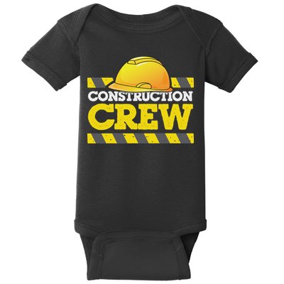 Boy Construction Crew Birthday Party Supplies Group Matching Baby Bodysuit