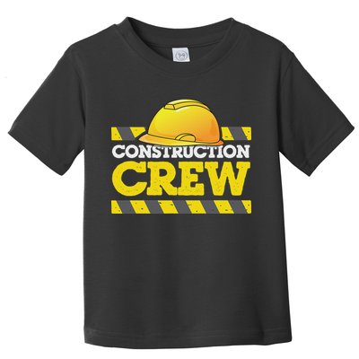 Boy Construction Crew Birthday Party Supplies Group Matching Toddler T-Shirt