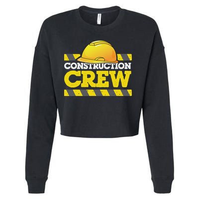 Boy Construction Crew Birthday Party Supplies Group Matching Cropped Pullover Crew