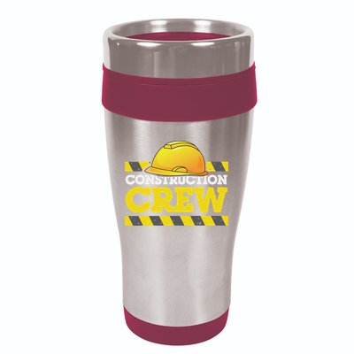 Boy Construction Crew Birthday Party Supplies Group Matching 16oz Travel Tumbler