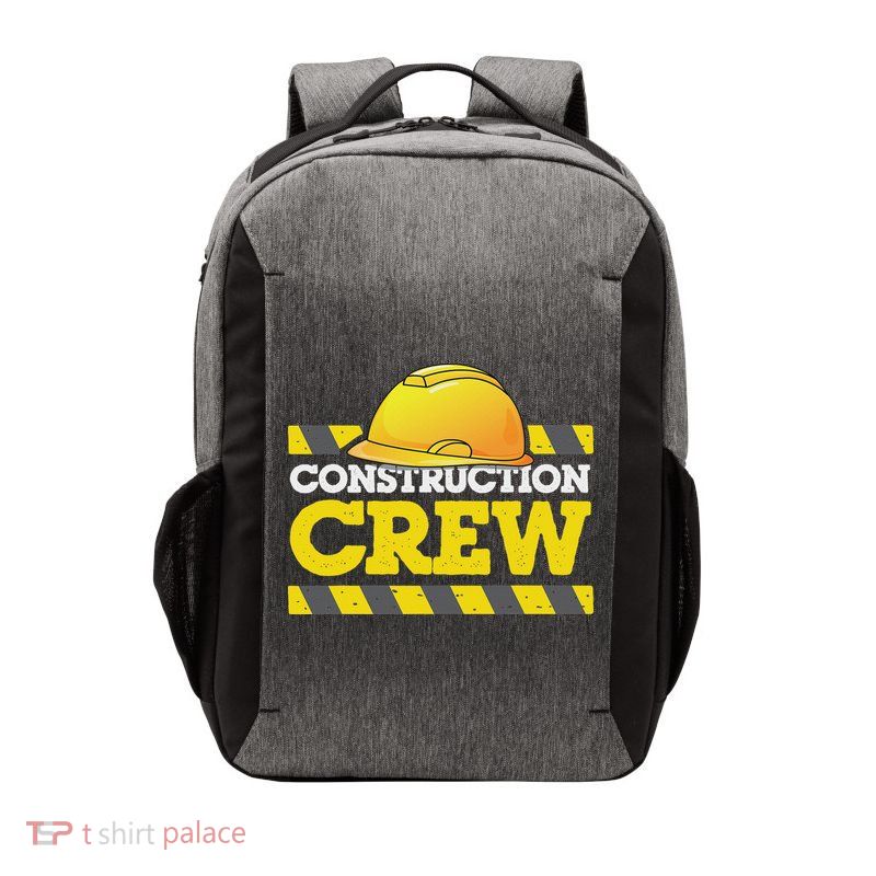 Boy Construction Crew Birthday Party Supplies Group Matching Vector Backpack