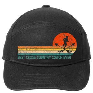 Best Cross Country Coach Cross Country Running Coach 7-Panel Snapback Hat